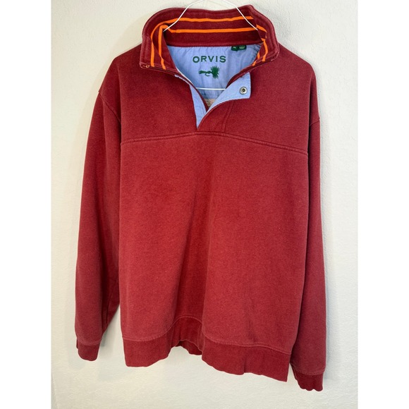 Orvis 1/4 pullover jacket shirt size XL Nice - Picture 1 of 4